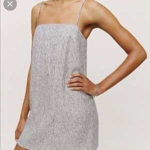 Reformation Aubree Linen Dress